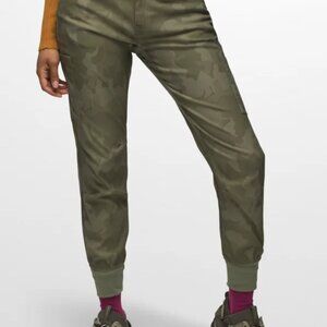 Prana Halle Jogger II - Sage Camo - Size 2/RG